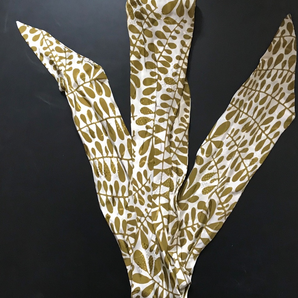 Trina Turk~ unique printed, long Silk Scarf